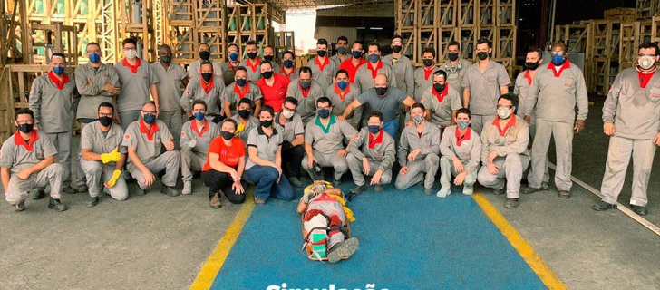 Simulação da Brigada de Incêndio Itaipu 2021