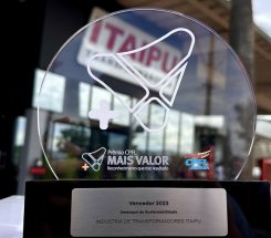 Itaipu Transformadores conquista Prêmio CPFL Mais Valor 2023