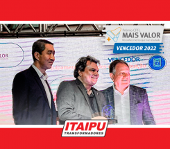 Itaipu Transformadores é ganhadora mais uma vez do Prêmio Mais Valor C
